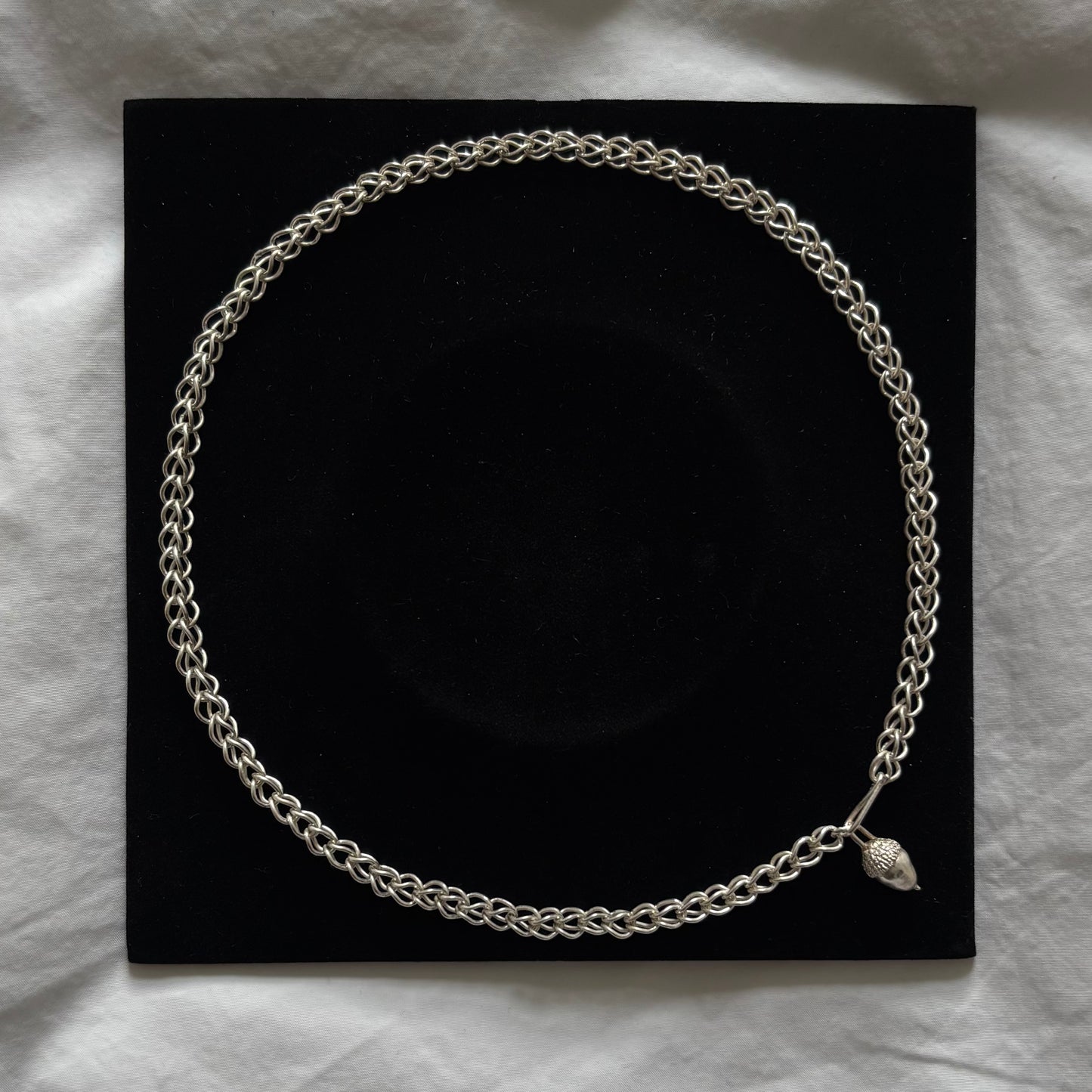 Oak Charm Link Necklace