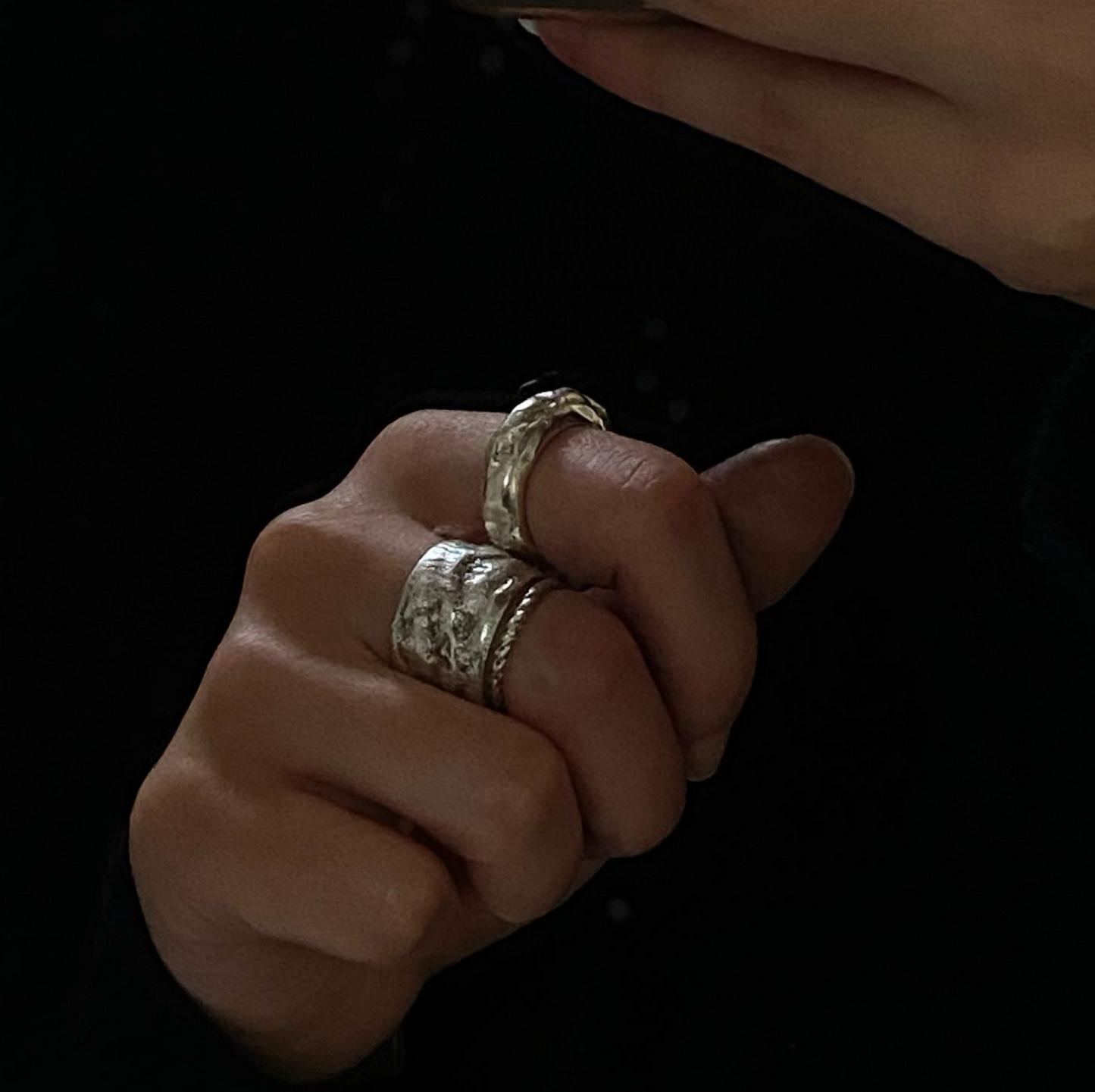 Square Twisted Ring