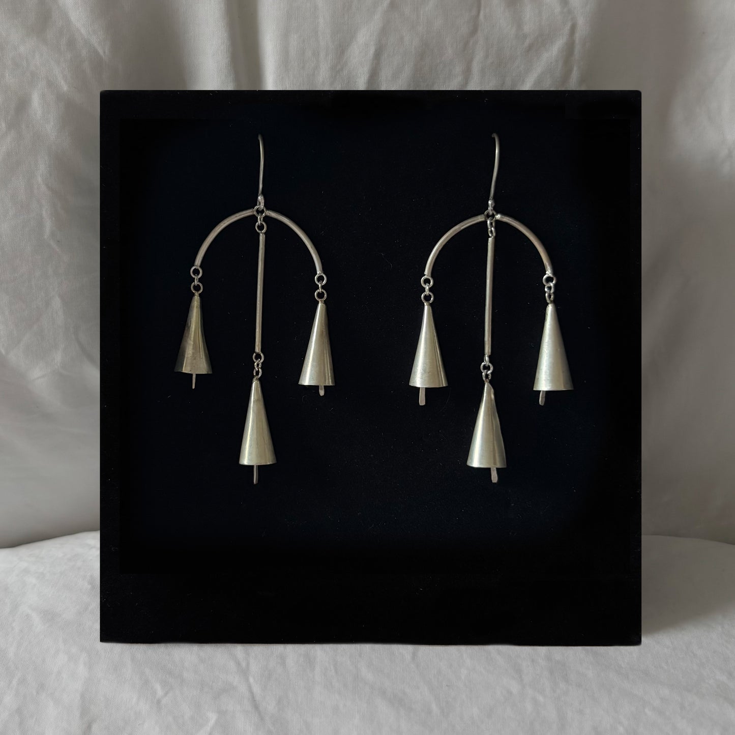 Bell Chandelier Earrings (Three)