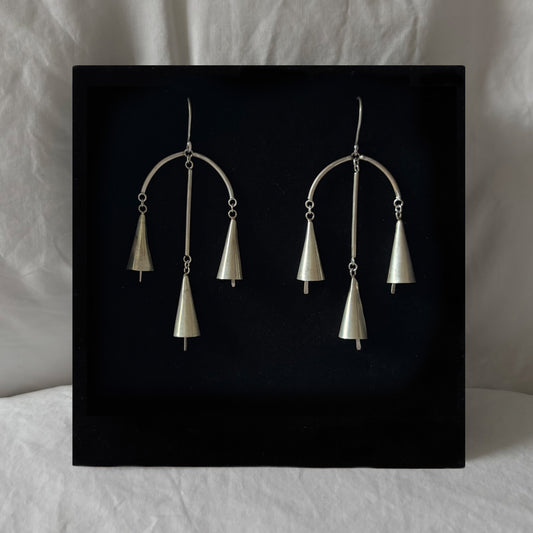 Bell Chandelier Earrings (Three)